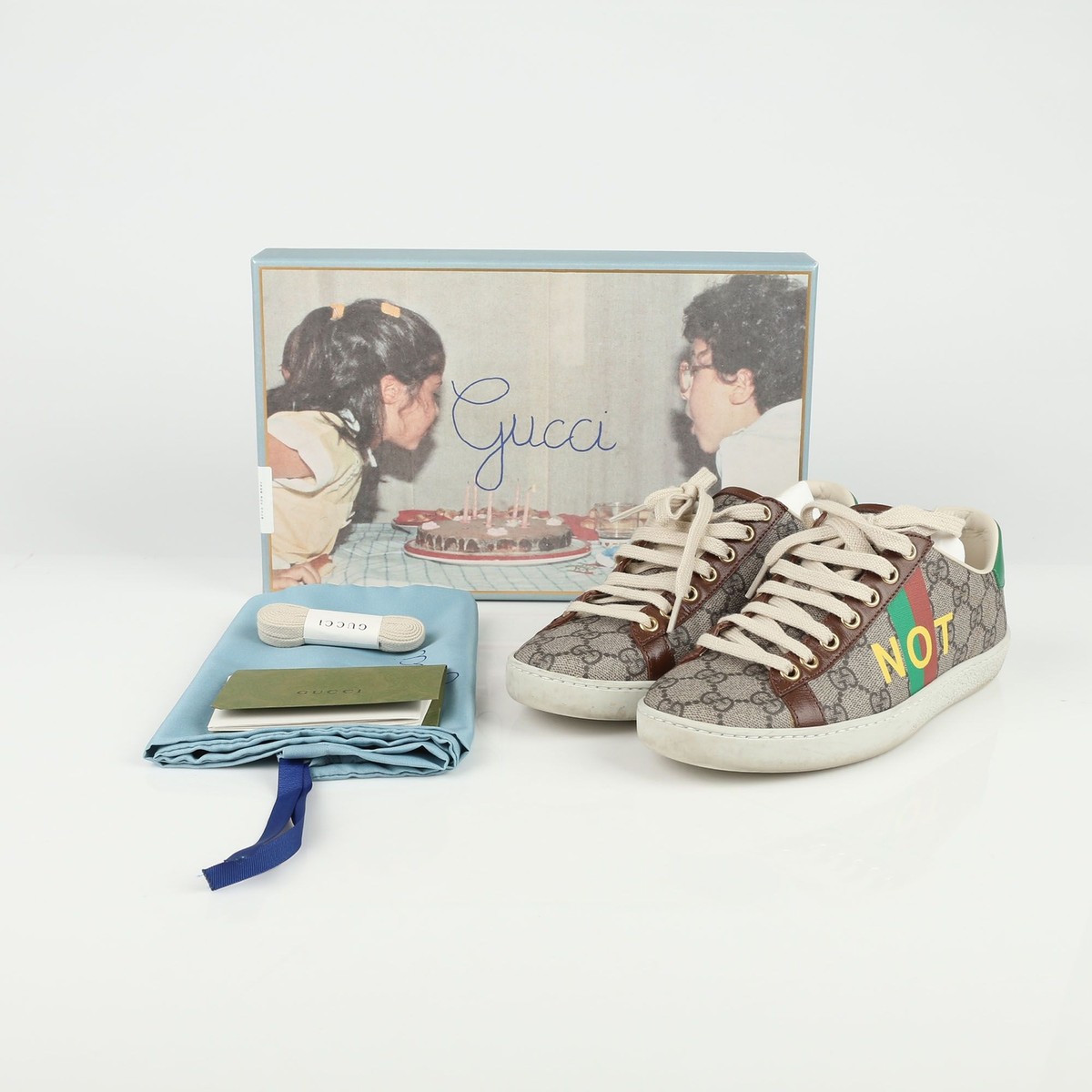 Gucci GG Supreme Canvas Fake Sneakers 35.5 71576066 | eBay Gucci GG Supreme Canvas Fake Sneakers 35.5 71576066 | eBay