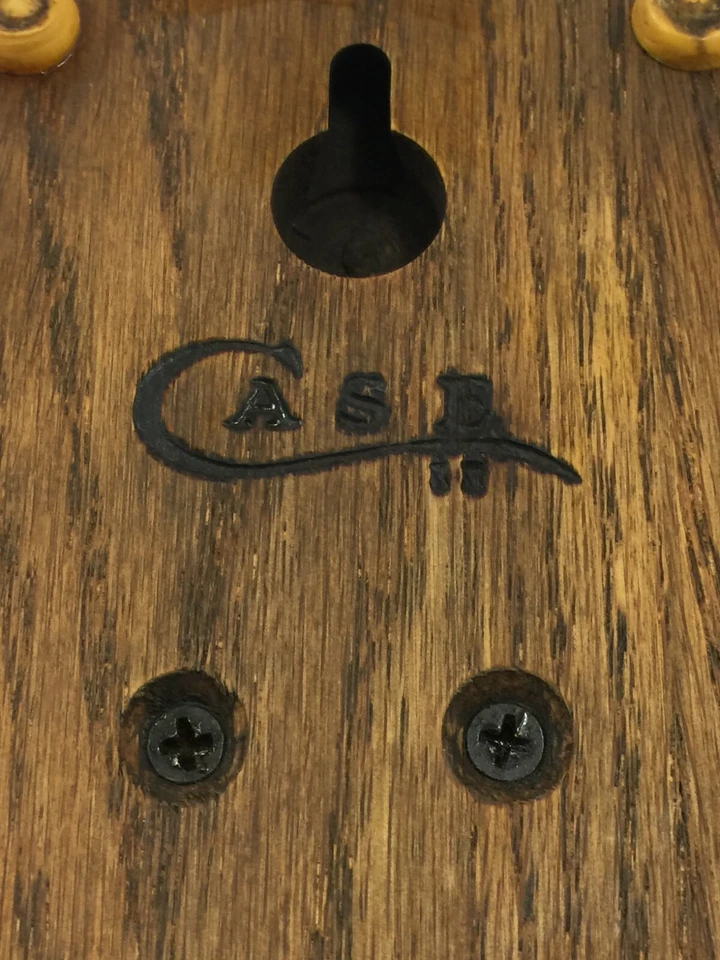 Afilador de cuchillos de madera Case XX vintage bloque 7 ranuras madera maciza Foto 3 de 4