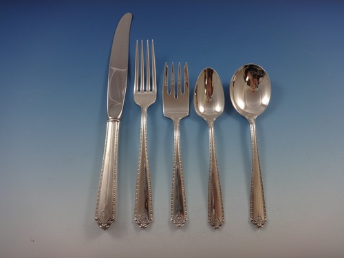 Lady Hilton by Westmorland Sterling Silver Flatware Service Set 70 Pieces - Picture 2 of 12