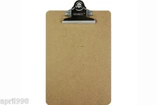 BAZIC 6x9" Memo Size Hardboard Clipboard with Sturdy Spring Clip #1802 Wholesale