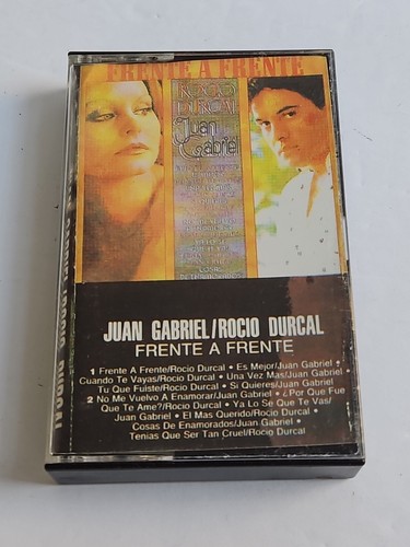 Juan Gabriel Rocio Durcal Frente A Frente Ariola Audio Tested Cassette Tape Rare - Picture 2 of 6