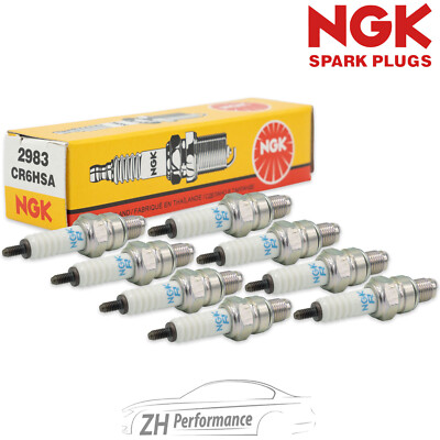 8x NGK 2983 CR6HSA Zündkerze für Honda Kawasaki Suzuki Keeway CA CB XR KLX