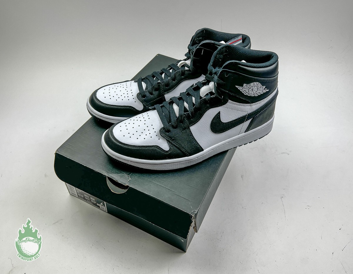 New Nike Air Jordan 1 High G DQ0660 101 Black Golf Shoes New Nike Air Jordan 1 High G DQ0660 101 Black Golf Shoes