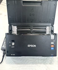 EPSON DS520 Scanner Color Document Double Sided Works