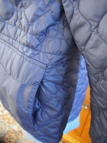 Chaqueta de viaje Peter Millar Crown Sport acolchada negra para mujer nueva con etiquetas L $250 azul marino - Imagen 7 de 16