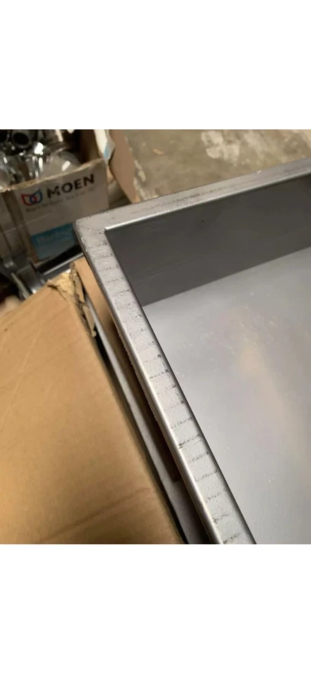 Estante de ducha de acero inoxidable para baño de nicho de ducha usado gris plateado Foto 2 de 4