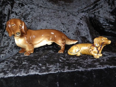 ceramic weiner dog