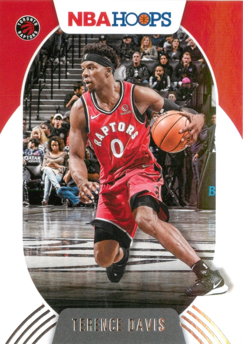 Terence Davis II 2020-21 Panini NBA HOOPS Base Card #144 Toronto