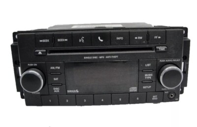 2008 -2017 Jeep Wrangler  Radio OEM CD player Sirius XM U Connect OEM RES W/VIN#