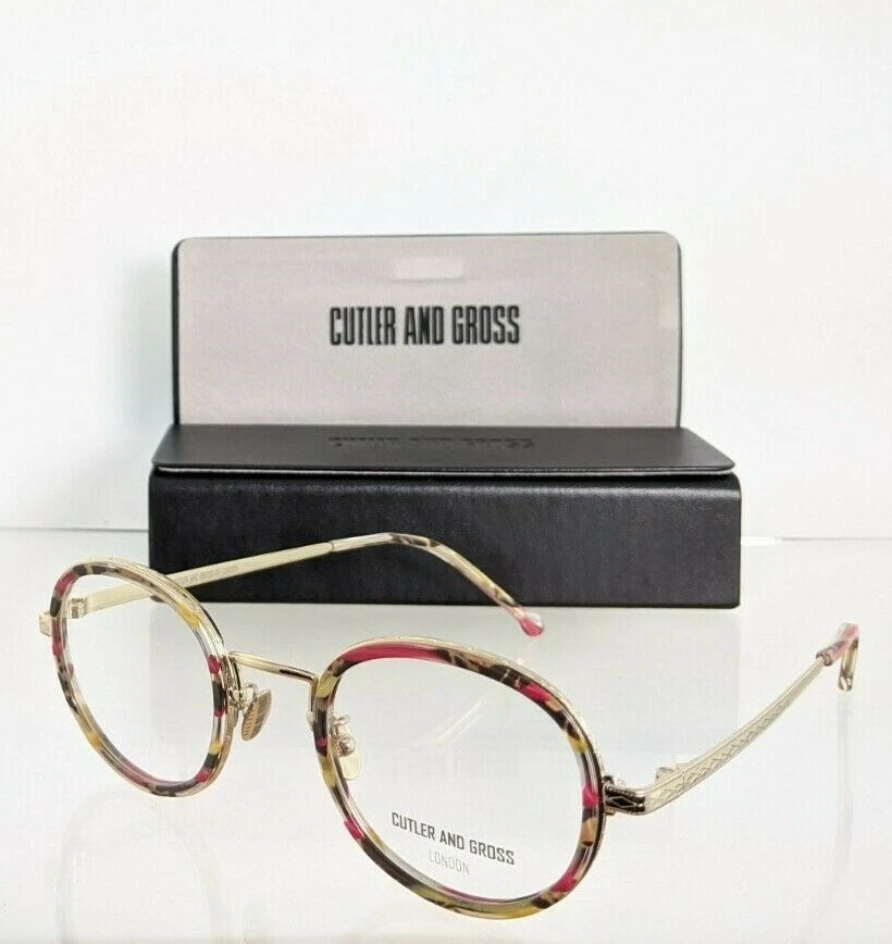 Brand New Authentic CUTLER AND GROSS OF LONDON Eyeglasses M: 1273 C : 01 48mm