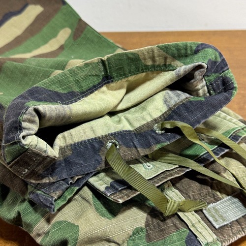 US Military Pants Mens Medium Short Trousers Hot Weather Woodland Camo Combat - Picture 7 of 12