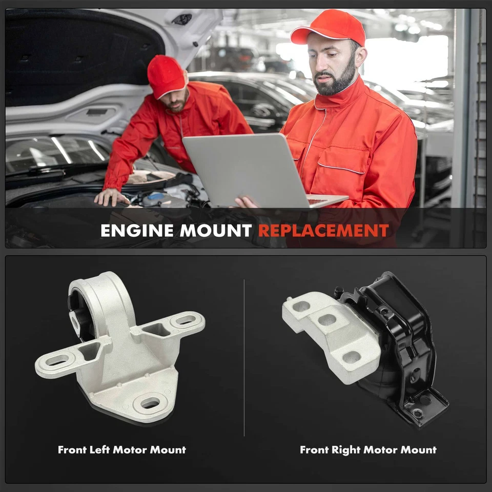 Soportes de motor delanteros 2 piezas para Dodge Grand Caravan Chrysler Town & Country Foto 2 de 4