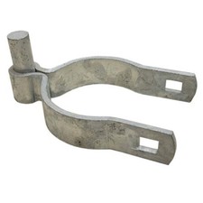 Chain Link Gate Hinge 2-3/8" Gate Post Hinge Zinc Plated 5/8" Pin with Bolts