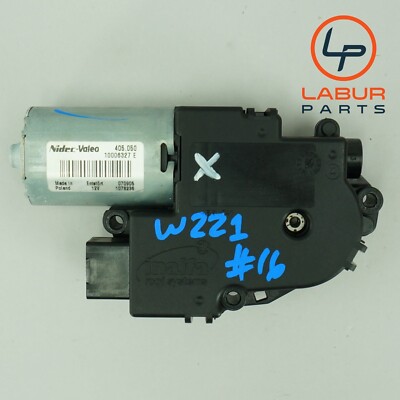 +K453 W216 W221 MERCEDES 07-13 CL S CLASS NIDEC VALEO SUN MOON ROOF MOTOR