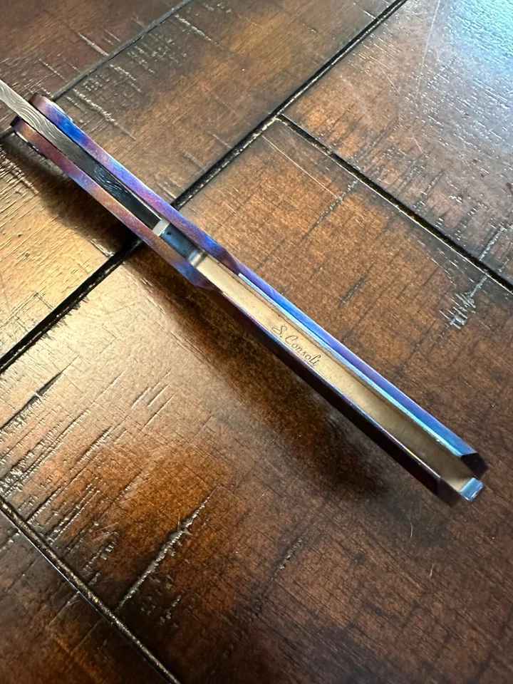  Sergio Consoli - Spirograph Inox Damascus Straight Razor - Image 2 of 4