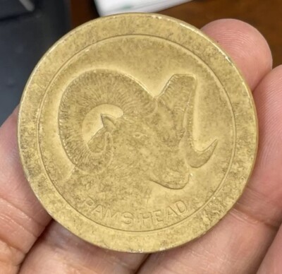 Unknown Rams Head Medal Token Coin | eBay