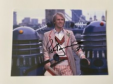 PETER DAVISON In Person Signed Autograph 20x30cm Doctor Who