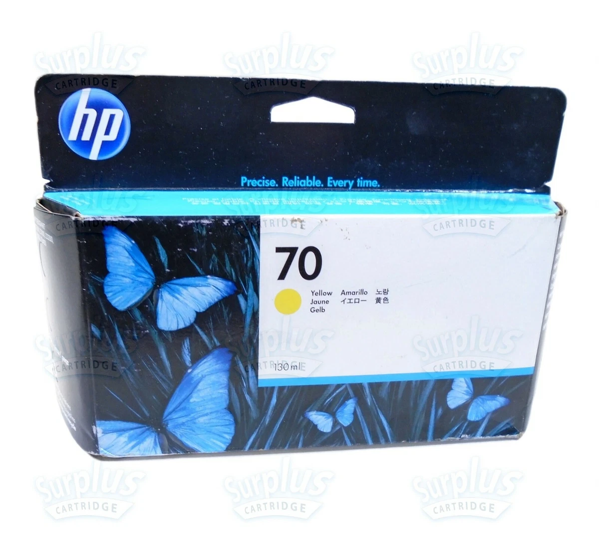 Genuine HP 70 Gray Ink Cartridge – 130ml – C9450A – For Designjet Z2100, Z3200 – Factory Sealed