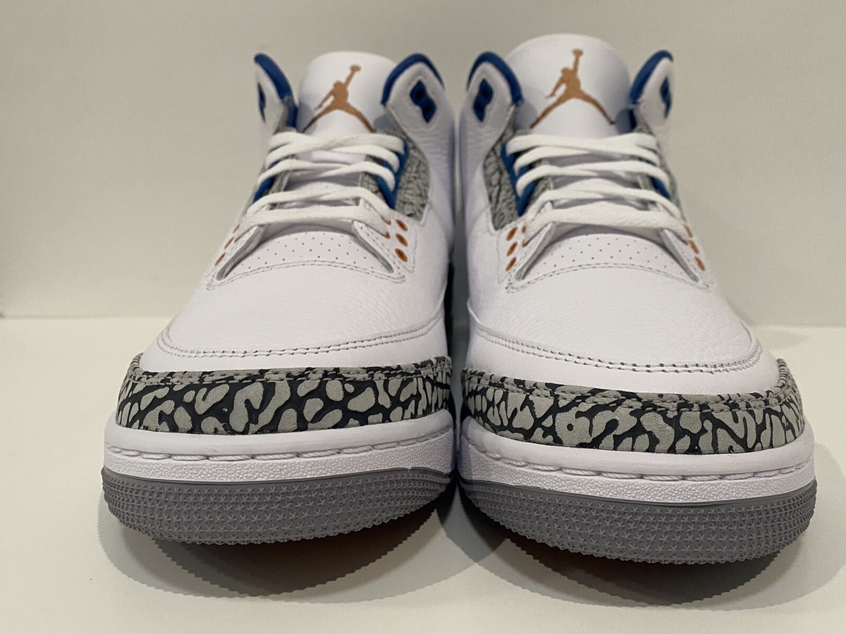 Nike Air Jordan 3 Retro Size 11.5 White Metallic Copper 