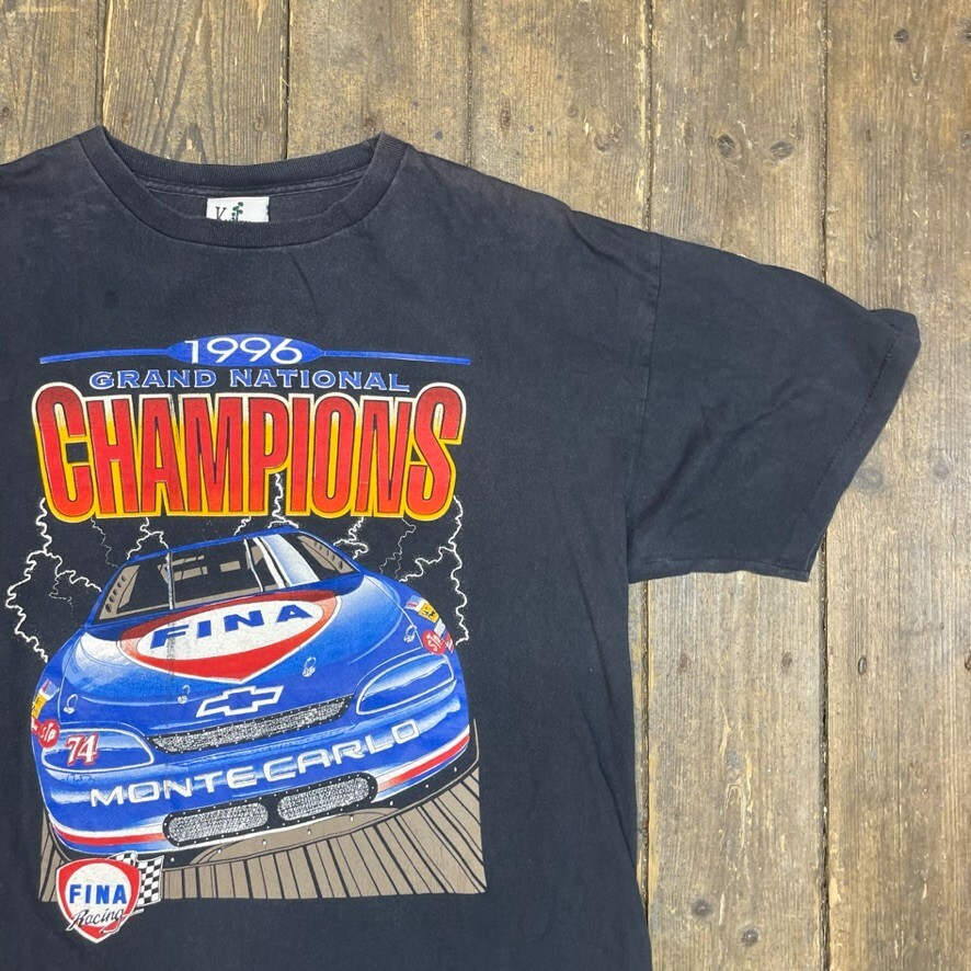 Kudzu Nascar T-ShirtGrand National Champions Graphic Tee Black, Mens 2XL image 3