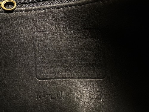 Vintage Coach 9163 schwarz Leder Legacy Fach Beuteltasche Tasche USA hergestellt - Bild 21 von 21