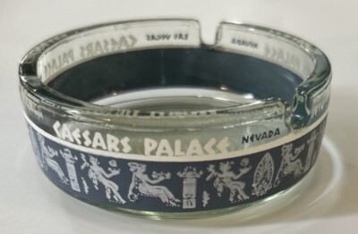 Caesars Palace, Las Vegas, vintage ashtray, swirled textured bottom