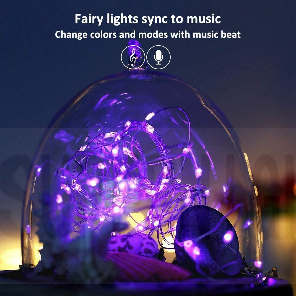 Mobile Control LED String Fairy Outdoor Light Christmas Tree party Smart Lights eBay