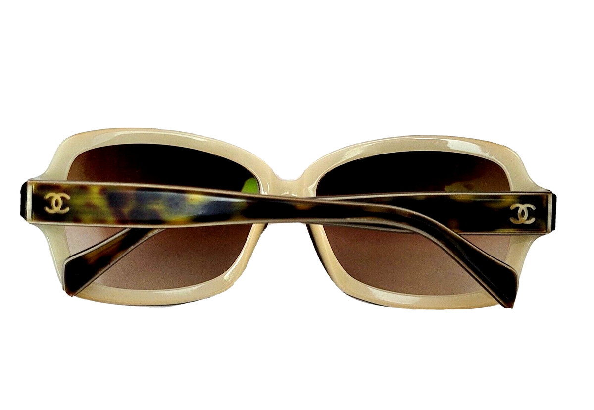 VINTAGE RARE CHANEL 5143C Logo Tortoise Brown Square Sunglasses VINTAGE RARE CHANEL 5143C Logo Tortoise Brown Square  main image 4