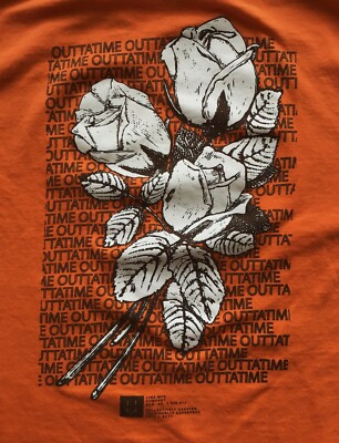 Lira Roses Outtatime T-Shirt  Individually Expressed, Orange, Size Small
