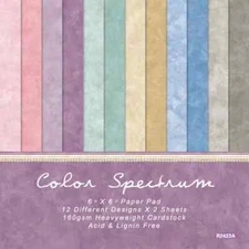 Colorful Basic Texture Scrapbook Card Journal Craft Paper