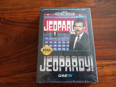 Sega GENESIS / MEGA DRIVE - Jeopardy!  Majesco - USA NTSC - TOP SEALED!