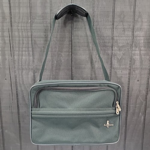 VTG Atlantic Duffle Bag Carry On Travel Overnight Day Pack Dark Green 35230-14F - 第 1/18 張圖片