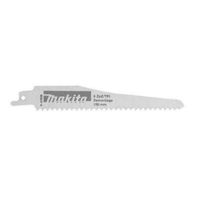 Makita P-47036 Lame De Scie Sabre BIM 150mm / 6 Dents – Qualité D'origine – Pour Métaux Et Bois