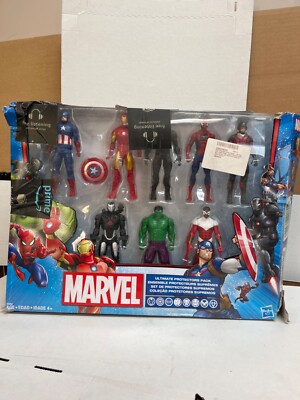 This Marvel Ultimate Protectors Avengers  Figures 8 Pack - new in damaged packag