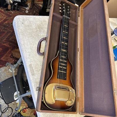 Gibson BR-6 Rare Late 1940s Lap Steel Guitar w/ Case P-90 original Nice!