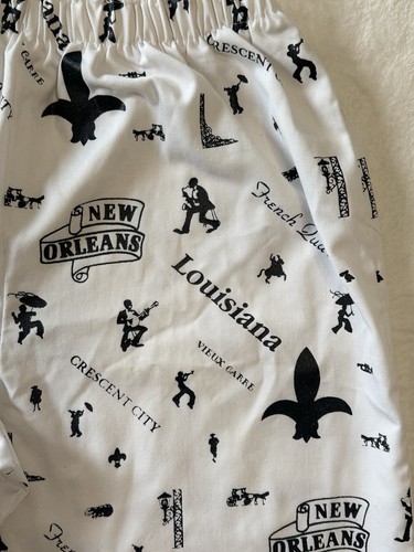 Jeepers Brand Shorts New Orleans Print Louisiana Size S/M Men - Picture 3 of 8