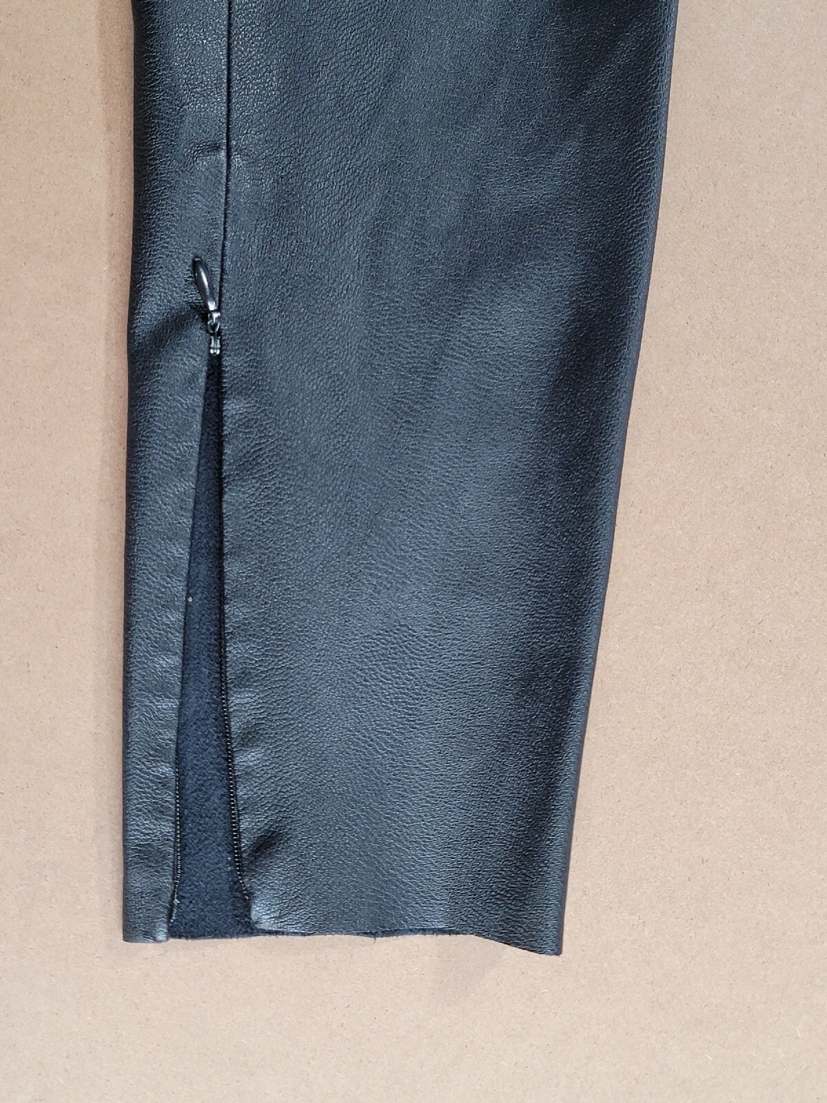 ZARA Basic Collection Polyurethane Black Ankle & … - image 4