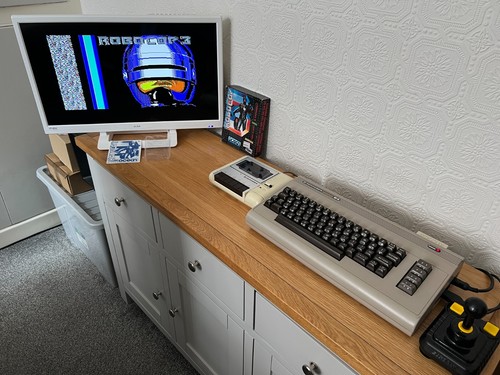 Rare Ocean Robocop 3 Commodore 64 Cartridge - Working -👽👾Retro Gift Idea👾👽 - Afbeelding 24 van 24