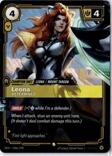 Leona - Determined (Alternate Art) - NM Showcase - Origins 238a/298
