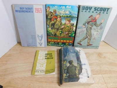 Boy Scout Handbook  Boy Scouts Of America 5 Book Lot, 1948-1969 3/12