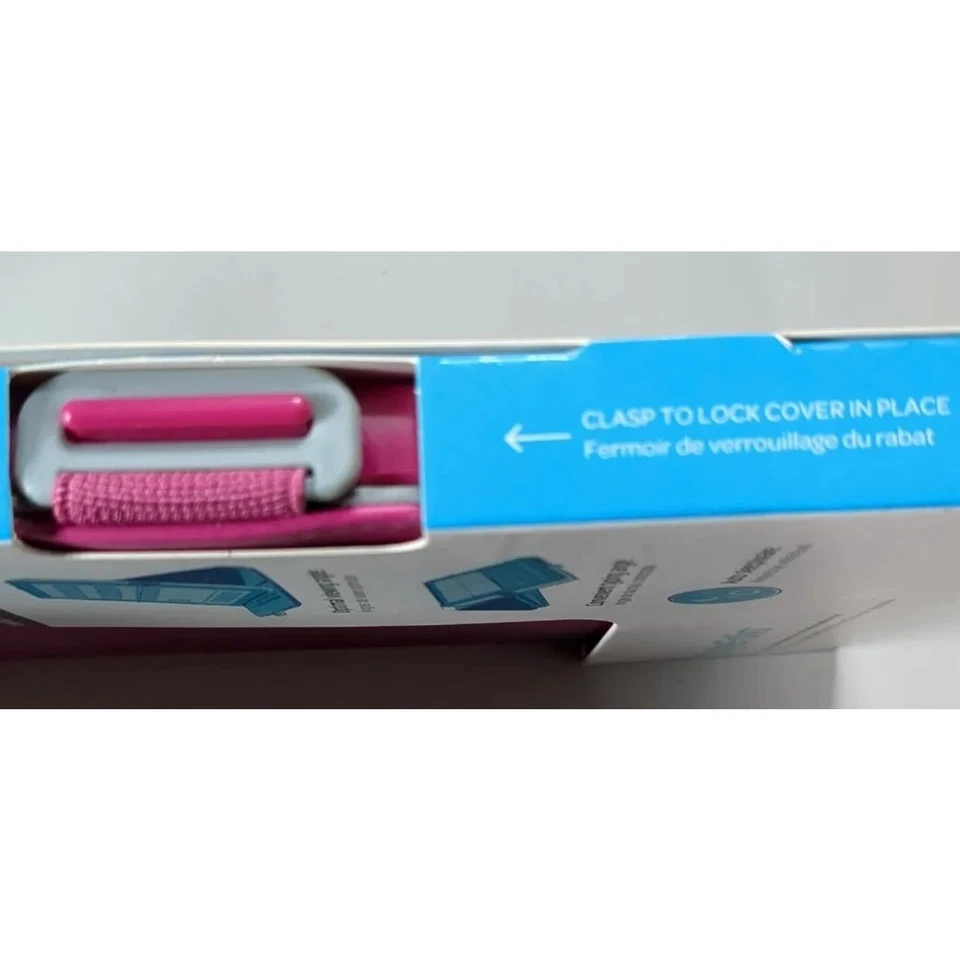 Speck Products StyleFolio Case for iPad Mini/2/3 Fuchsia Pink Nickel Grey New - Image 3 of 4