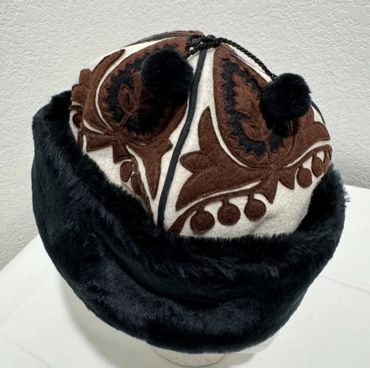 Faux Fur Bucket Black Vintage Hats for Women for sale | eBay