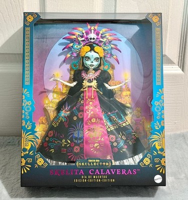 Monster High Skelita Calaveras Puppe Skullector Dia De Muertos Discontinued