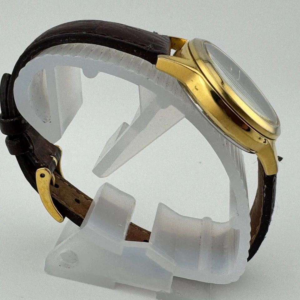 Reloj de cuarzo solar Citizen Eco-Drive J710-5095697 para mujer tono dorado acero cuero Foto 3 de 4