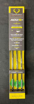 TenPoint ACU-X 20 Premium Carbon Arrow Bolt 6 Pack BRAND NEW