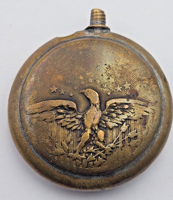 ALTES HAARIGES FEUERZEUG AMERIKANISCHER SOLDAT USA ADLER WAPPEN 1914-1918