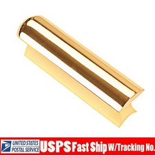 Stainless Steel Guitar Slide Tone Bar Standard Pearse Guitar Steel Bar Gold