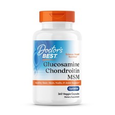 Doctors Best Glucosamine Chondroitin Msm with OptiMSM Capsules, Joint Support