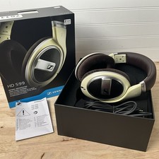 Sennheiser HD 599 Headband Headphones - Ivory / Brown