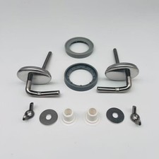 Toilet seat hinge Top rod with bend bottom fixing